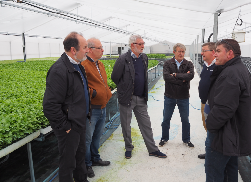 Visita de José Manuel Ortiz, Delegado Provincial de Agricultura
