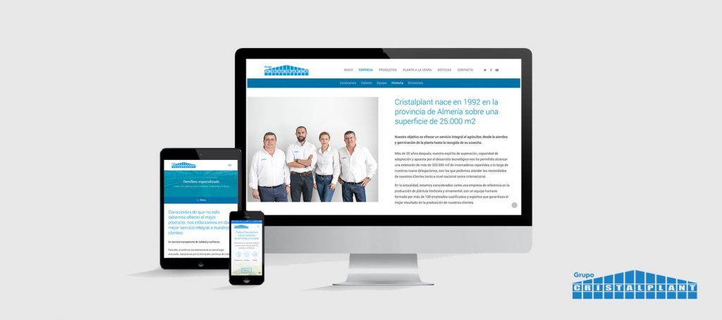 tu primer gran paso - Grupo Cristalplant - nueva web